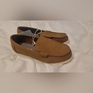 Cat & Jack Boys' Alden Suede Slip-On Loafers Brown